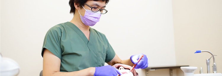 むし歯の治療や予防、歯のクリーニングなどのトータルな歯科診療